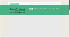 Desktop Screenshot of heravenuesalon.com